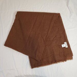 Calypso St. Barth 100% Cashmere Travel Wrap Scarf - Brown - 30"x78"